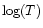 $\log(T)$