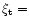 $\xi_{\rm t}=$