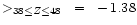$>_{38\leq Z\leq 48}~=~-1.38$