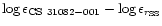 $\log \epsilon_{{\rm CS~31082-001}} - \log \epsilon_{r_{{\rm SS}}}$