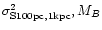 $\sigma^{2}_{{\rm S100 pc, 1kpc}},
M_{B}$