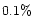 $0.1\%$