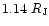 $1.14 ~
R_{{\rm J}}$