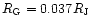 $R_{{\rm G}}= 0.037
R_{{\rm J}}$