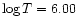 $\log T=6.00$