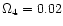 $\Omega_4=0.02$