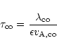 \begin{displaymath}
\tau_{\rm co}
= \frac{\lambda_{\rm co}}{\epsilon v_{\rm A,co}}
\end{displaymath}