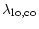 $\displaystyle \lambda_{\rm lo,co}$