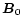 ${\vec B}_{0}$