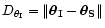 $D_{\theta_{\rm I}}=\Vert\vec{\theta}_{\bf I}-\vec{\theta}_{\bf S}\Vert$