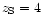 $z_{\rm S}=4$