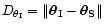 $D_{\theta_{\rm I}}=
\Vert \vec \theta_{\bf I} - \vec \theta_{\bf S} \Vert$