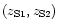 $(z_{\rm S1}, z_{\rm S2})$