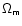 $\mathsf\Omega_\mathsf{m}$
