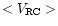 $<V_{{\rm RC}}>$