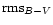 ${\rm rms}_{B-V}$