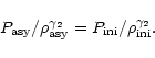 \begin{displaymath}P_{\rm asy} /\rho_{\rm asy}^{\gamma_{2}}=P_{\rm ini}/\rho_{\rm ini}^{\gamma_{2}}.
\end{displaymath}