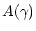 $\displaystyle A(\gamma)$