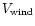 $V_{\rm wind}$
