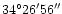 $34\degr26'56''$