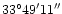 $33\degr49'11''$
