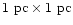 $\rm 1~pc \times 1~ pc$