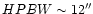 $HPBW \sim 12''$