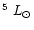 $^5~L_\odot$
