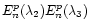 $E_n^p(\lambda_2)E_n^p(\lambda_3)$