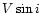 $V\sin i$