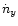 $\dot n _{y}$