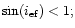 $%
\sin (i_{\rm ef})<1;$