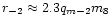 $r_{-2}\approx
2.3q_{m-2}m_8 $