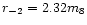 $r_{-2}=2.3\qm2m_8$