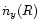 $\dot n _{y}(R)$