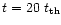 $t=20~t_{\rm th}$
