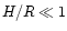 $H/R\ll 1$