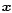 ${\vec x}$