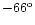 $-66^{\rm o}$