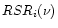 $RSR_{i}(\nu)$