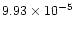 $9.93 \times 10^{-5}$