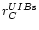$r^{UIB{\rm s}}_{C}$