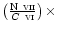 $\left(\frac{{\rm N}~\mathsc{vii}}{C~\mathsc{vi}}\right)\times$