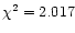 $\chi^2=2.017$