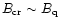 $B_{\rm cr}\sim B_{\rm q}$