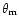 $\theta _{\rm m}$