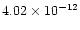 $4.02\times 10^{-12}$