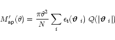 \begin{displaymath}M_{\rm ap}'(\theta)={\pi\theta^2\over N}\sum_i \epsilon_{\rm
...
...rtheta$ }}_i)~ Q(\vert{\mbox{\boldmath$\vartheta$ }}_i\vert)\;
\end{displaymath}