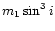 $m_1\sin^3 i$
