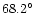 $ 68.2 \degr$